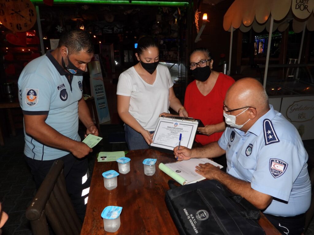 İskele’de ‘korona’ denetimleri sürüyor