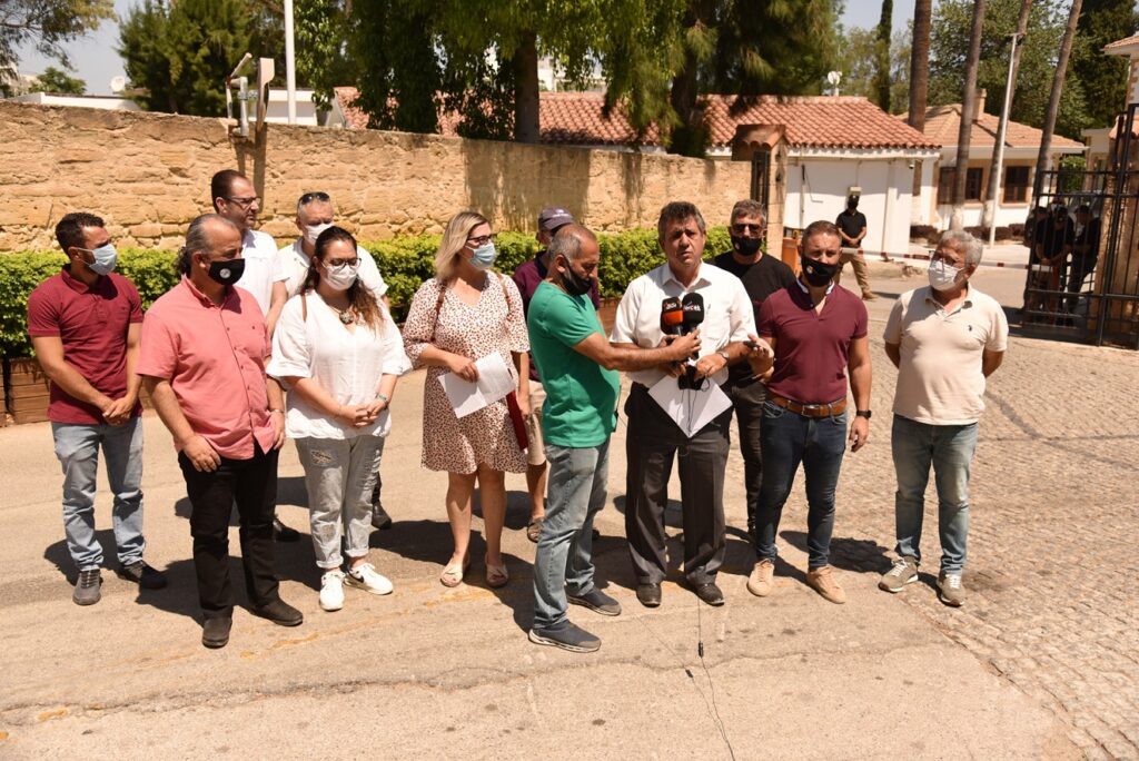 KTÖS Cumhurbaşkanlığı önünde eylem yaptı!