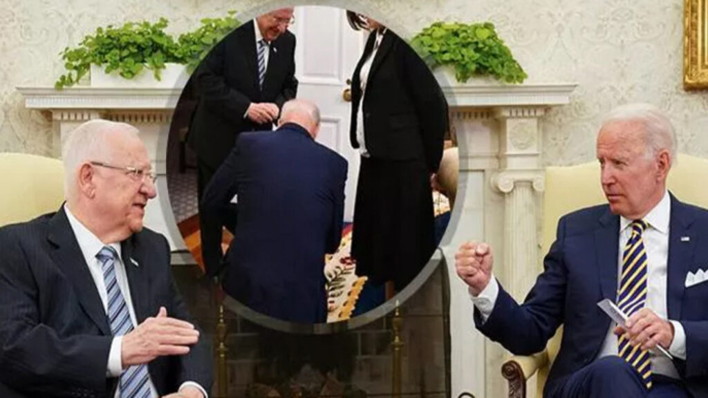 ABD Başkanı Biden’in diz çöktüğü fotoğraf gündem oldu