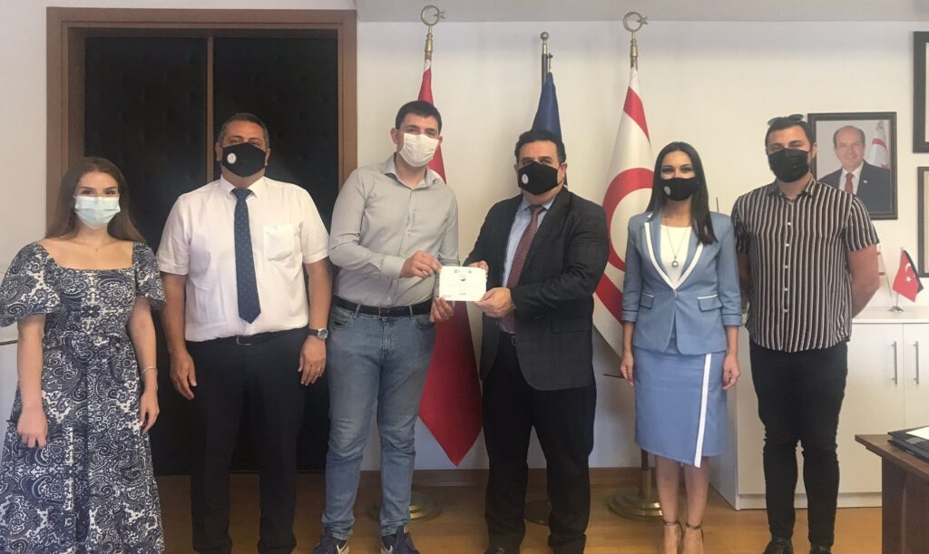 DAÜ Rektörü Hocanın, Kıbrıs Türk Gençlik Kongresi heyetiyle görüştü