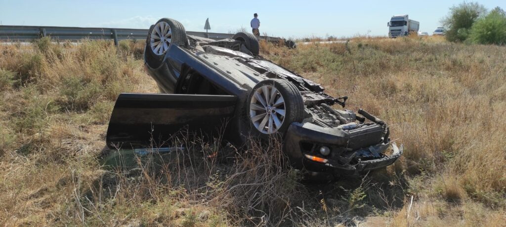 Mutluyaka kavşağı yakınlarında kaza: 2 yaşındaki bebek yaralandı