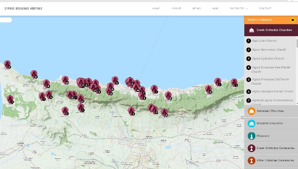 ‘Kıbrıs’ın Dini Mirası’ web sitesi hizmete girdi