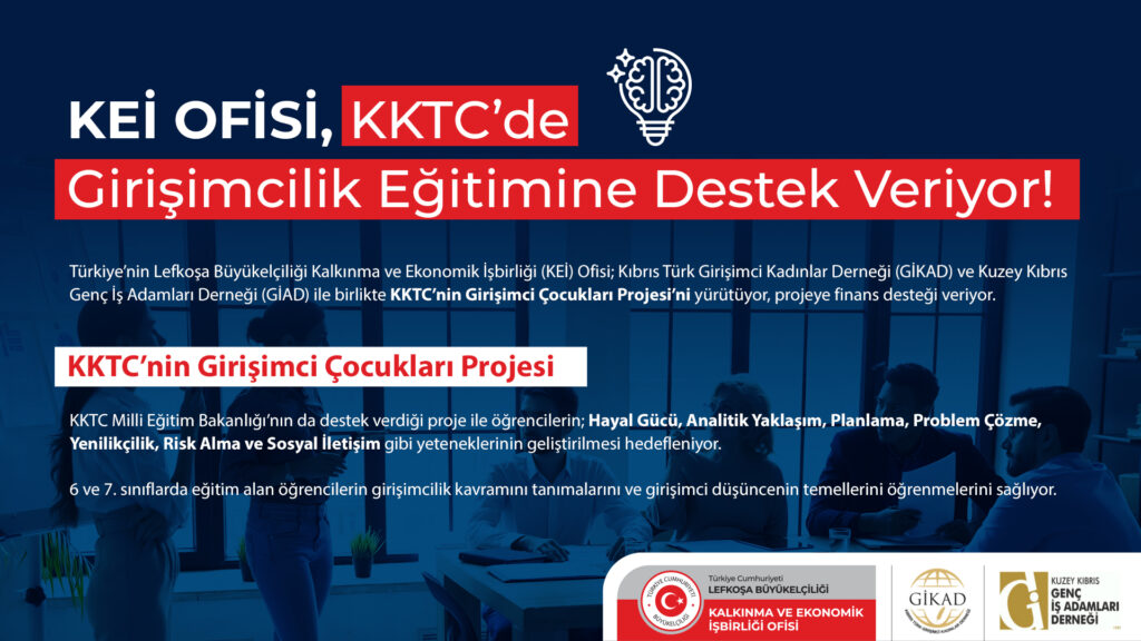 KEİ Ofisi, KKTC’de girişimcilik eğitimine destek veriyor