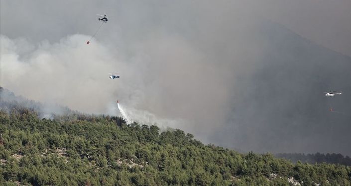 Türkiye’deki orman yangınlarına 6 ülkeden hava desteği geldi