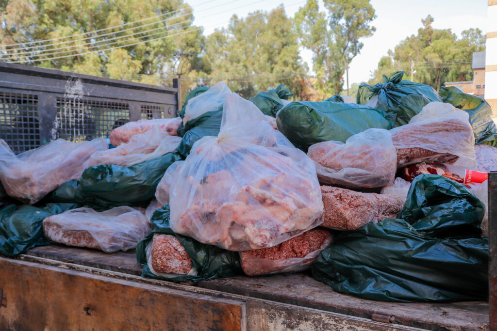 Gazimağusa’da 3 ton kaçak et ele geçirildi