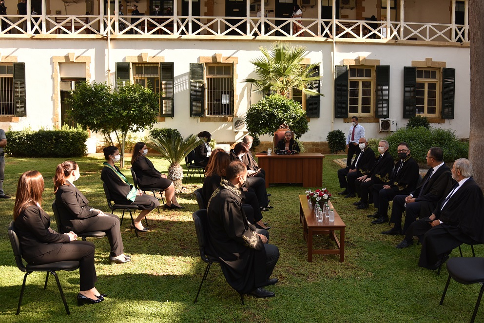 Terfi eden ve atanan yargıçlar yemin ederek göreve başladı