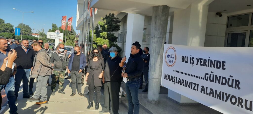 Gazimağusa Belediyesi’nde grev