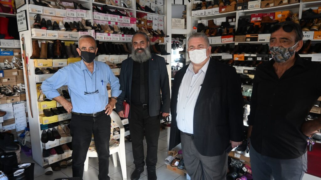 TKP-YG heyeti Güzelyurt Çarşısı’nı ziyaret etti