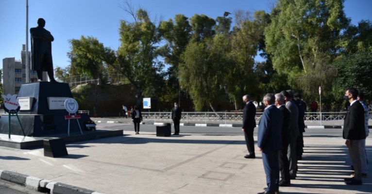 Lefkoşa Atatürk Anıtı’nda tören düzenlendi