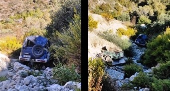 Uçuruma yuvarlandı!