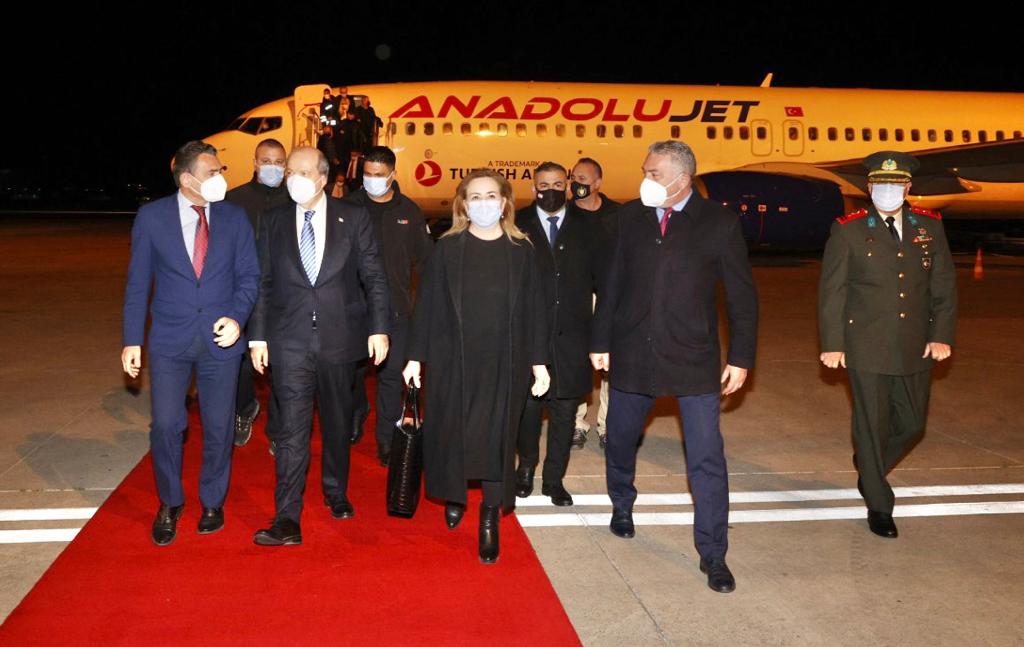 Cumhurbaşkanı Ersin Tatar, dün gece yurda döndü