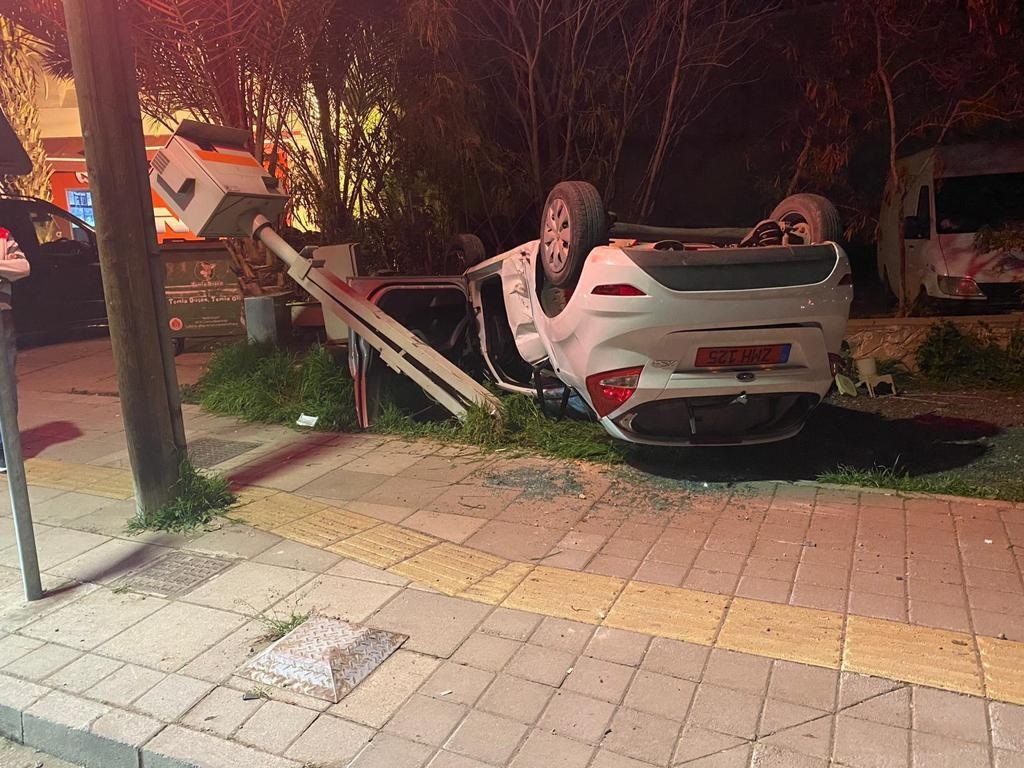Gönyeli’de trafik kazası, 1 yaralı