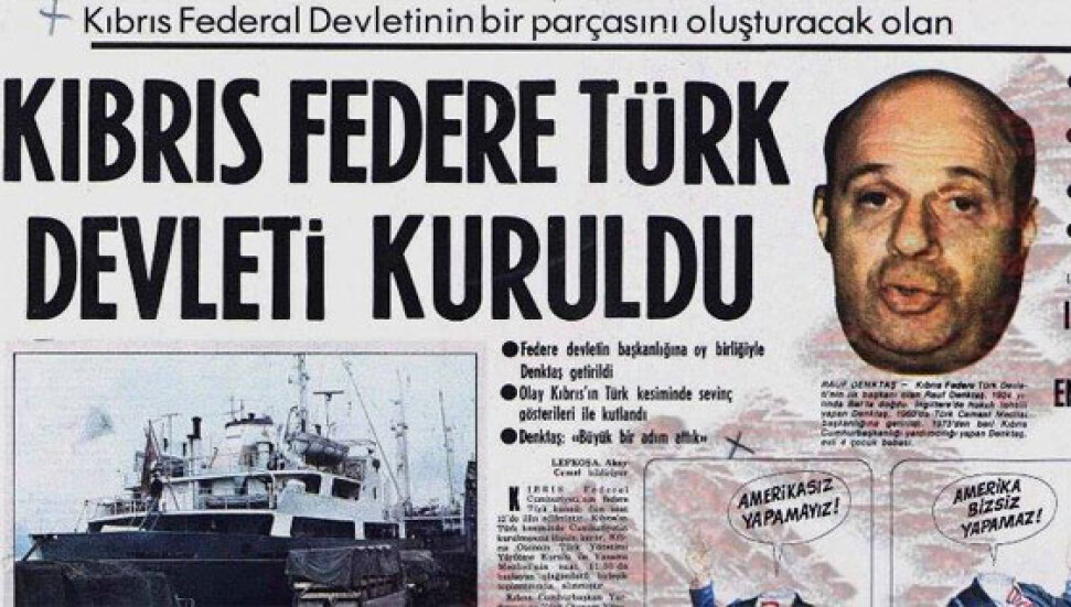İlk yapı: “Kıbrıs Türk Federe Devleti”