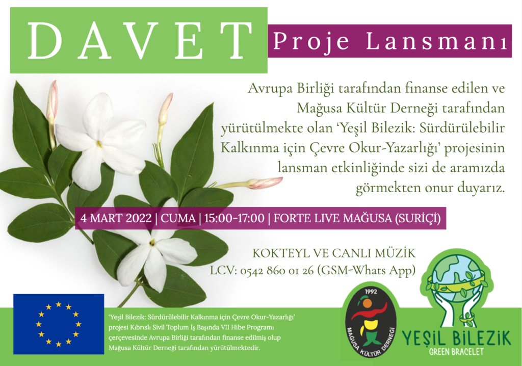 “Sürdürülebilir Kalkınma için Çevre Okur-Yazarlığı Projesi” hayata geçiriliyor