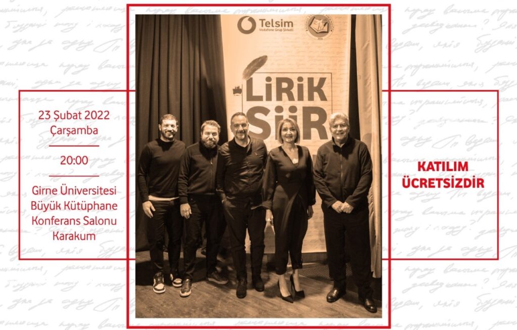 Lirik Şiir Grubu, yarın akşam Karakum’da sahne alacak