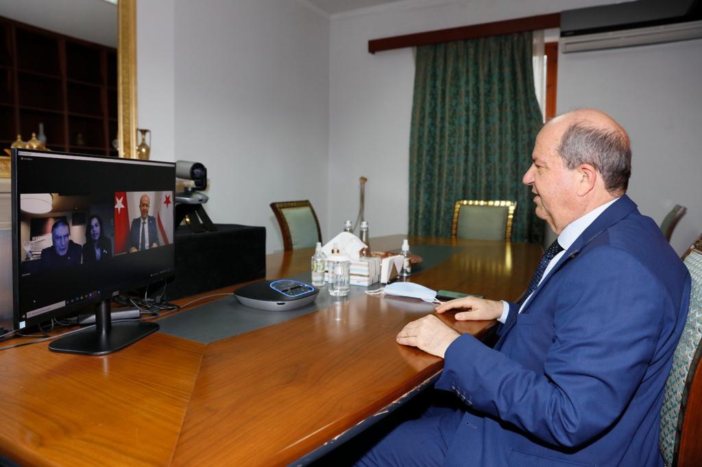 Cumhurbaşkanı Tatar, Nobel ödüllü Türk bilim insanı Prof. Dr. Sancar ile görüştü