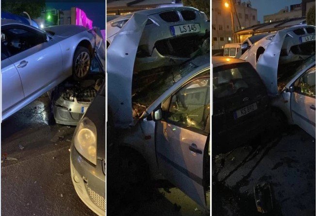 Girne’de zincirleme kaza!