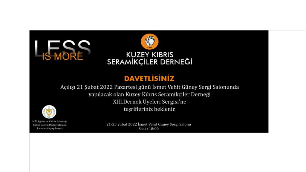 “Less is More” sergisi, İsmet Vehit Güney Salonu’nda sanatseverlerle buluşuyor