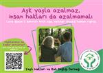 “Aşk yaşla azalmaz, insan hakları da azalmamalı”
