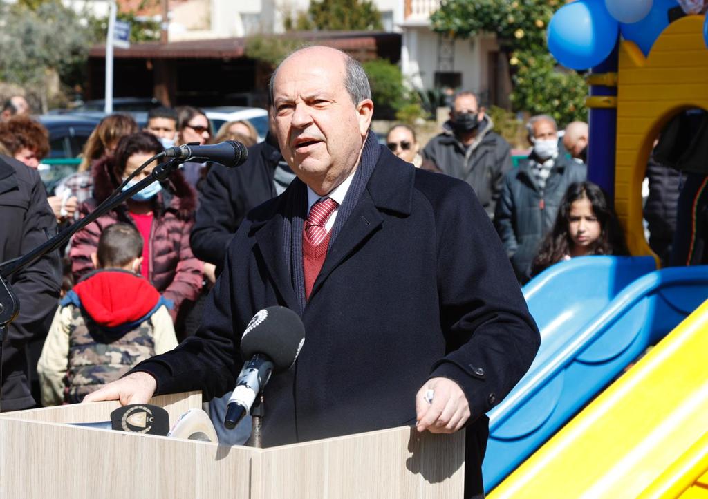 Cumhurbaşkanı Tatar, Buse Aksay Çocuk Oyun Parkı’nın açılışını yaptı