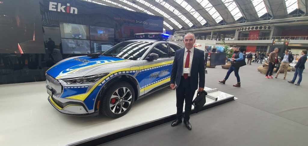 Trafik Dairesi Müdürü Mustafa Yeşil “Intertraffic” fuarına katıldı