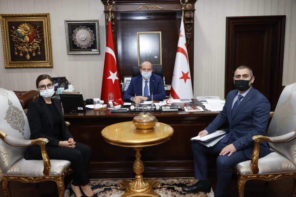 Cumhurbaşkanı Ersin Tatar, gayrimenkul değerleme uzmanlarını kabul etti