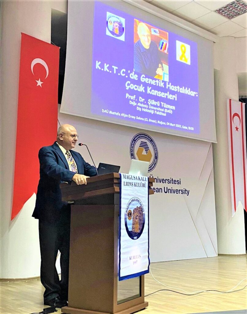 Prof. Dr. Şükrü Tüzmen, KKTC’de çocuk kanserlerini anlattı