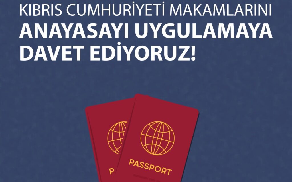“Kıbrıs Cumhuriyeti makamlarını anayasayı uygulamaya davet ediyoruz”