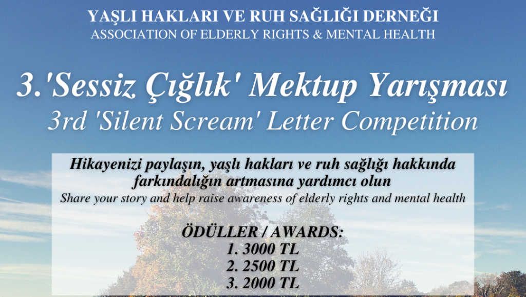 “3. Sessiz Çığlık” mektup yarışmasına başvurular başladı