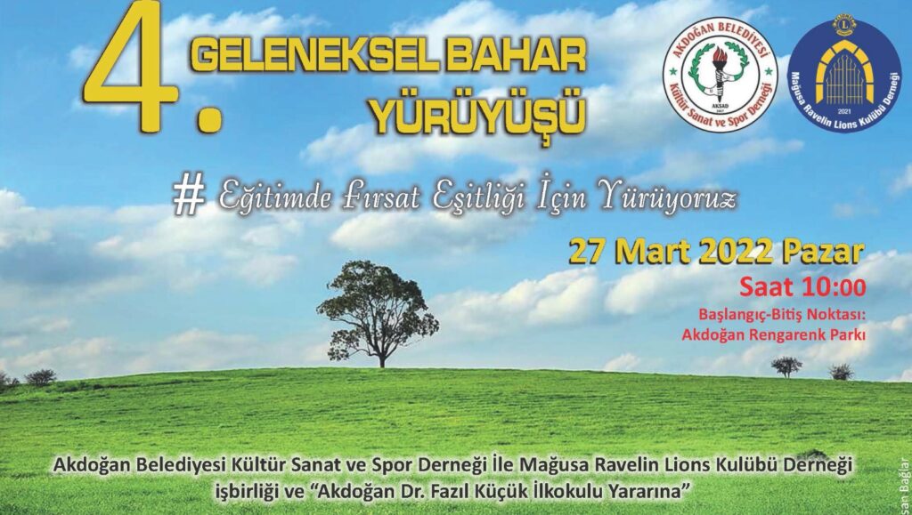 “4. Geleneksel Bahar Yürüyüşü” düzenleniyor