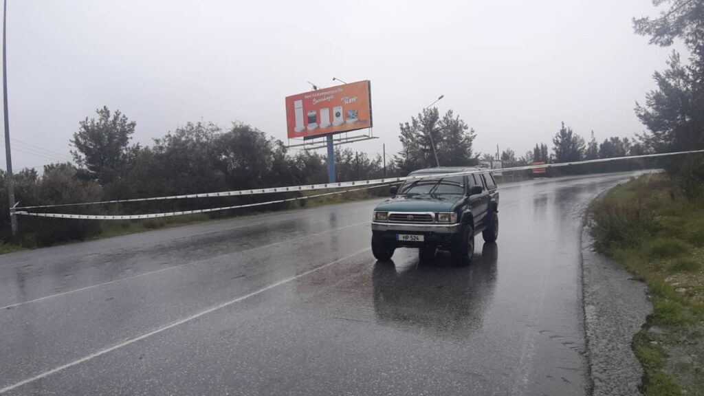 Girne – Değirmenlik dağ yolu da trafiğe kapandı