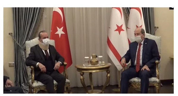 Cumhurbaşkanı Tatar DP’yi kabul etti