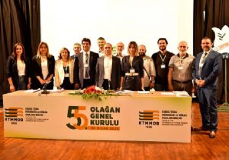 KTMMOB genel başkanlığına yeniden Tunç Adanır seçildi