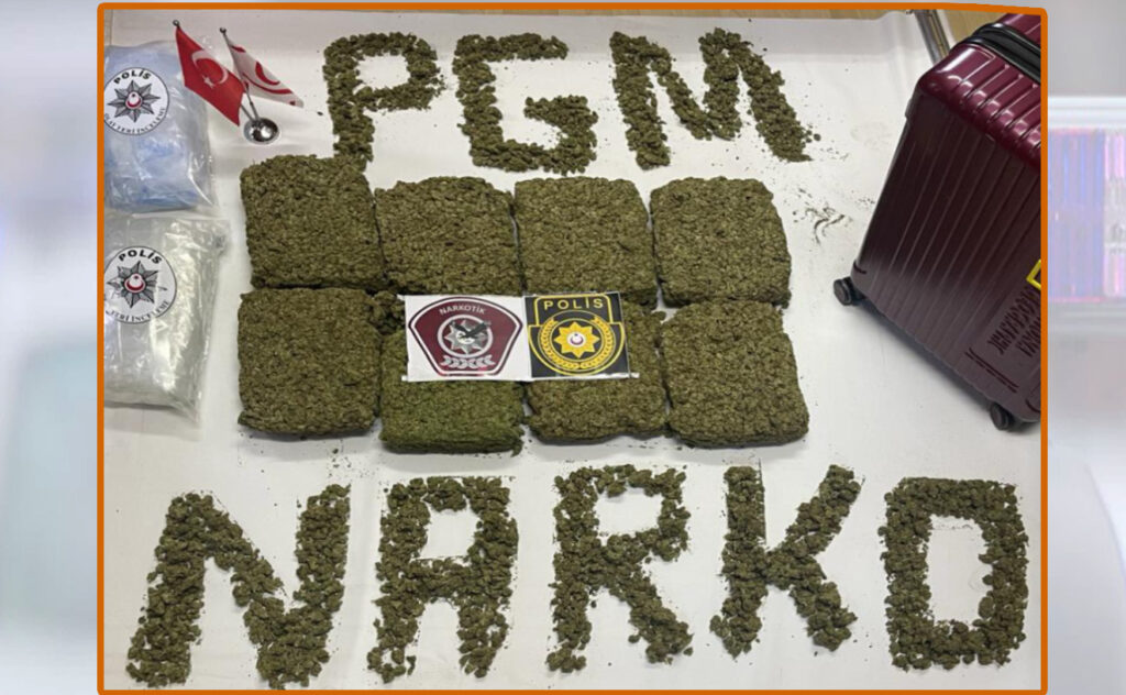 Son Yolculuk Operasyonu’nda 11 kilo uyuşturucu ele geçirildi