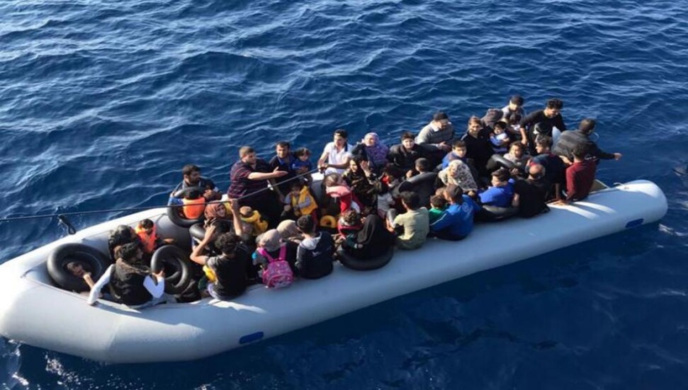 Paralimni açıklarında 50 Suriyeli mülteci tespit edildi