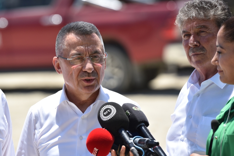 Oktay, yangın nedeniyle bugünkü programlarını iptal etti