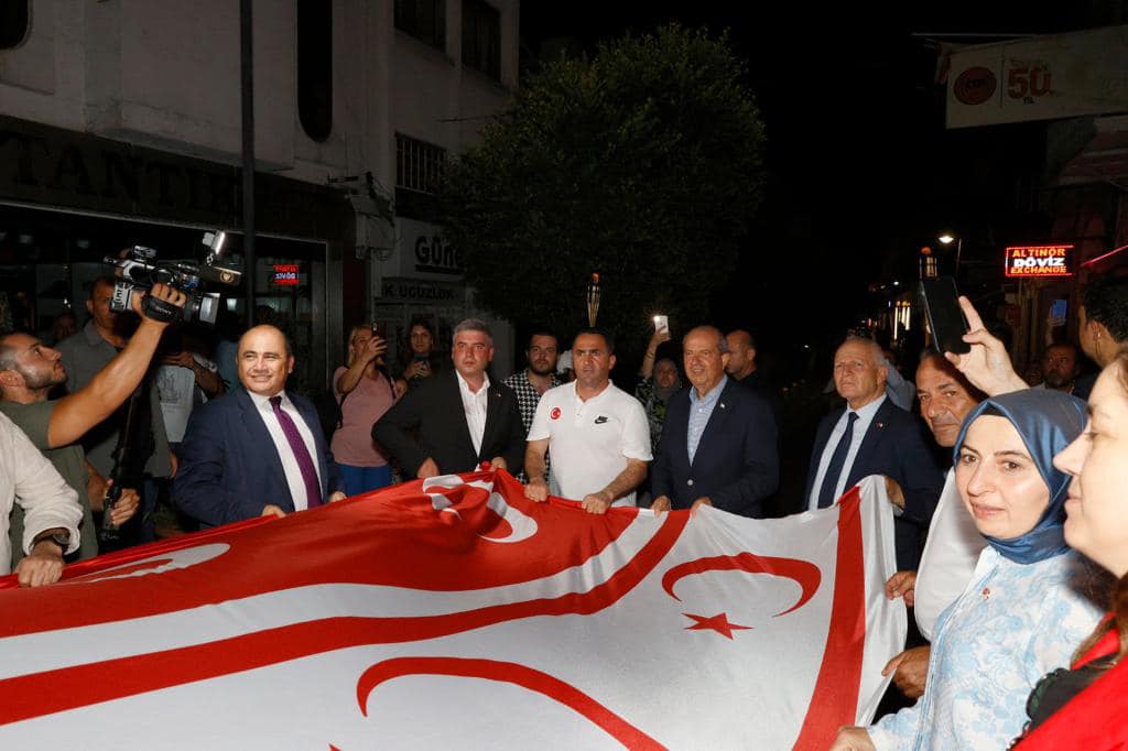 Tatar: “Kıbrıs Türk halkı kararlılıkla yoluna devam etmektedir”
