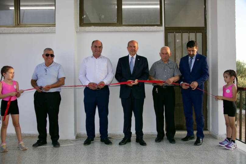 Cumhurbaşkanı Tatar, Dilekkaya Muhittin Tüzel Cimnastik Salonu açılışına katıldı