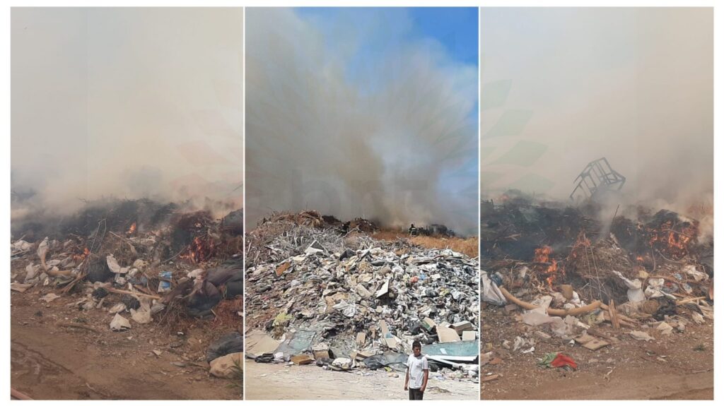 Çatalköy’de yangın