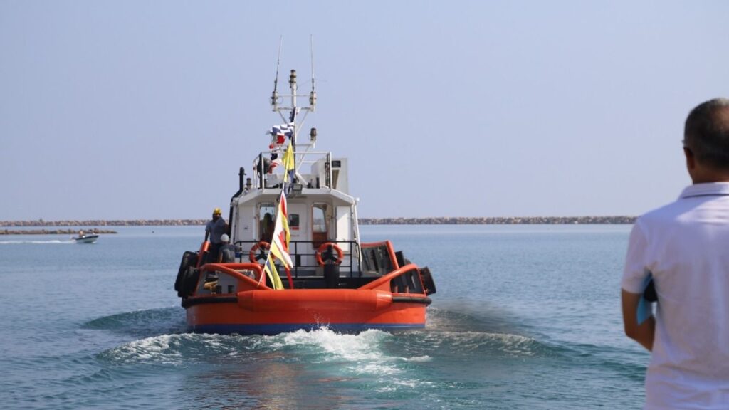 KKTC’de imal edilen ilk deniz aracı İsrail’e ihraç edildi