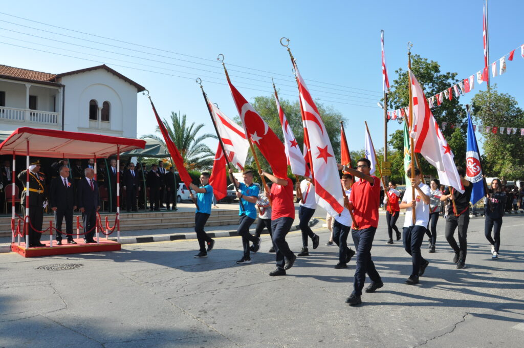 Cumhuriyet’in kuruluşunun 39’uncu yıl dönümü Güzelyurt’ta törenlerle kutlandı