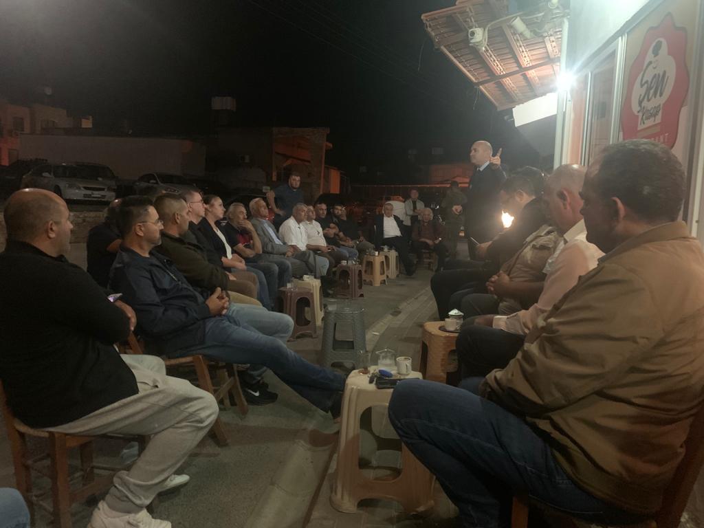 Güzelyurt Bağımsız Belediye Başkan adayı Kansoy, Kalkanlı’yı ziyaret etti