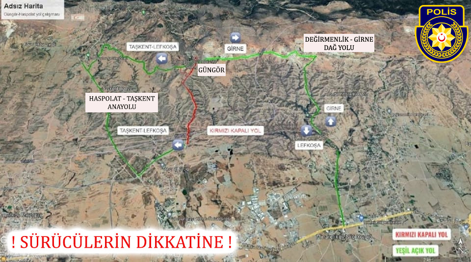 Haspolat-Güngör arasındaki yol 10 gün süreyle trafiğe kapalı olacak