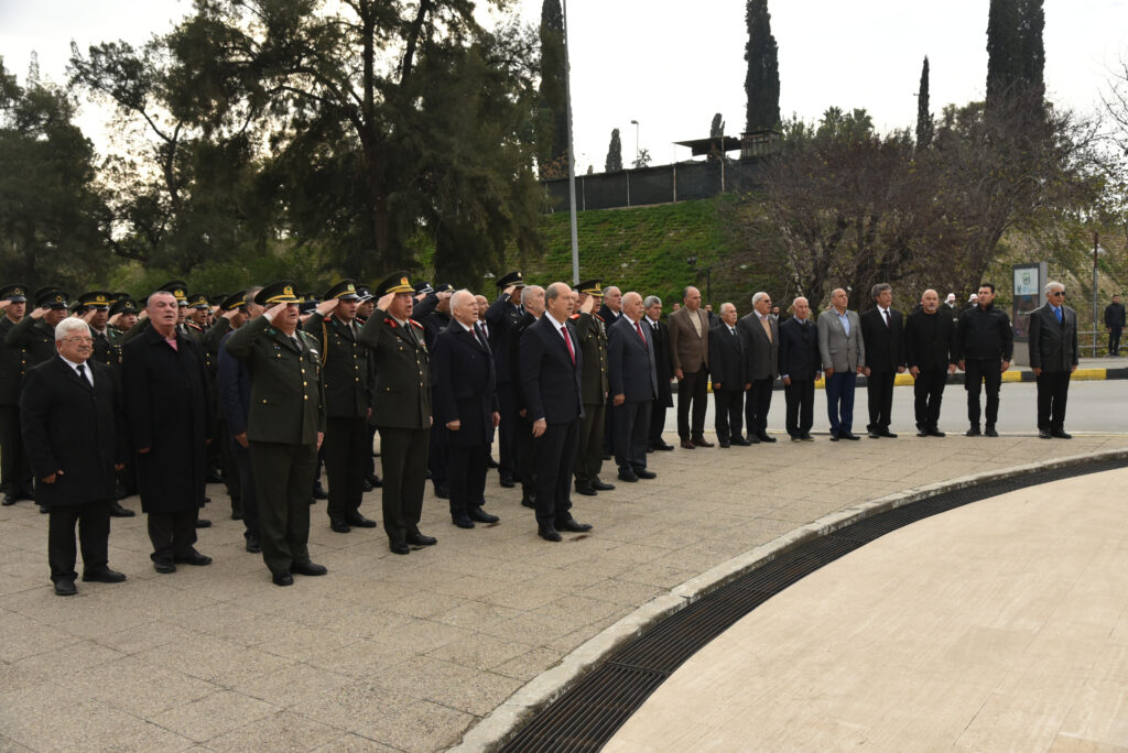 27-28 Ocak 1958 mücadelesi ile mücadelede şehit düşenler Lefkoşa’da anıldı