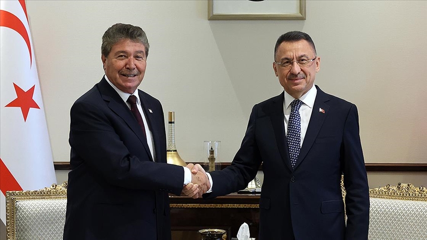 Başbakan Ünal Üstel, Türkiye Cumhurbaşkanı Yardımcısı Fuat Oktay ile görüşecek