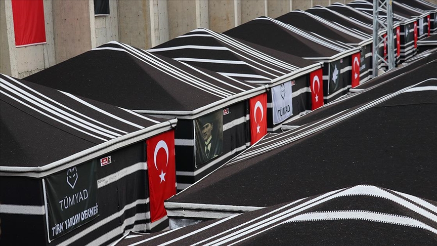 Şehit isimlerini taşıyan kıl çadırlar Hataylı depremzedelerin geçici barınma merkezi oldu