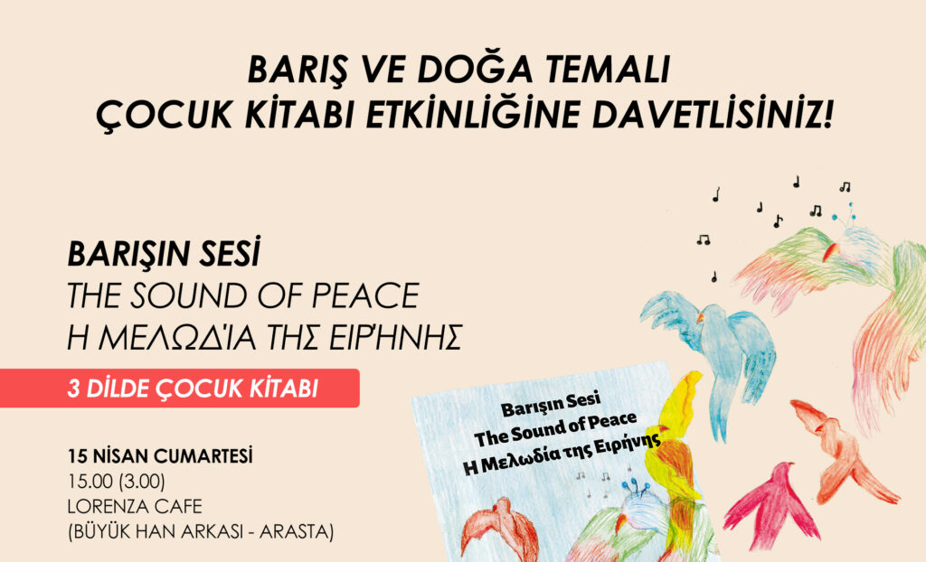 Çocuk kitabı “Barışın Sesi” için tanıtım etkinliği düzenlenecek