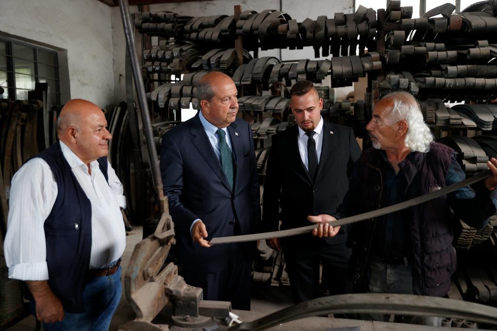 “Sanayimizdeki gelişmeleri gururla gözlemliyorum”