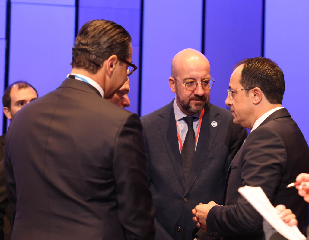 Hristodulidis, Michel ve Rutte ile görüştü