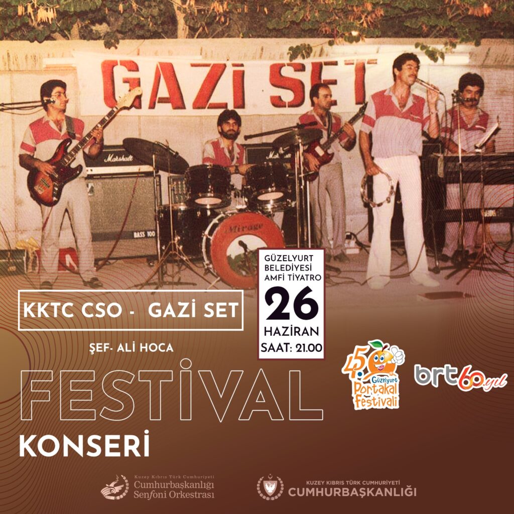 KKTC CSO, Gazi Set Orkestrası ile konser veriyor